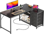 PRAISUN 43.3" Small Computer Desk by PRAISUN
