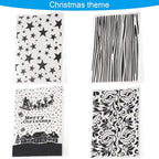 15 Pieces Embossing Folders 5.7 x 4.2 Inch Plastic Template Cards Christmas - Image 3