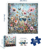Butterfly in Bloom 1000 Piece Puzzles - Image 4