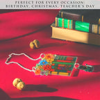 Book Lover Gifts for Mom, Mother’s Day, Faux Stained Glass Book Ornament - Image 4