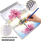 Bachmore Drawing Pad 5.5‘’X8.5'' 100 Sheets Mixed Media, Watercolor, Acrylic - Image 5