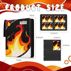 Trading Card Binder 4 Pocket, Card Binder 400 Pockels Card Book Holder Cards - Image 2
