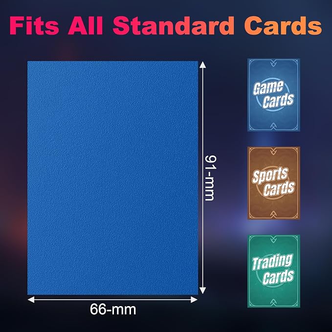 200 Pack Card Sleeves, Matte Dual Trading Card Sleeves - Image 6