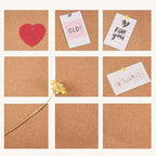 BENECREAT 6 Pcs 11.5 x 8.2" Self-Adhesive A4 Cork Sheets Rectangle Coaster Cork - Image 7