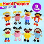4E's Novelty Multicultural Hand Puppets - Image 2