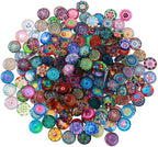 SUPVOX 200pcs Mixed Mosaic Tiles Glass Mosaic Tile Assortment by SUPVOX
