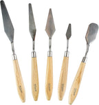 Mont Marte Studio Palette Knife Set, 5 Piece. Selection of Different Sizes and - Image 3