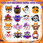 16 Pack Arts and Crafts for Kids, Toddler Crafts Animal Paper Plate Art Kit - Image 4