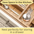 Simply Gourmet Measuring Cups & Spoons Set of 12, 18/08 Stainless Steel Kitchen - Image 4