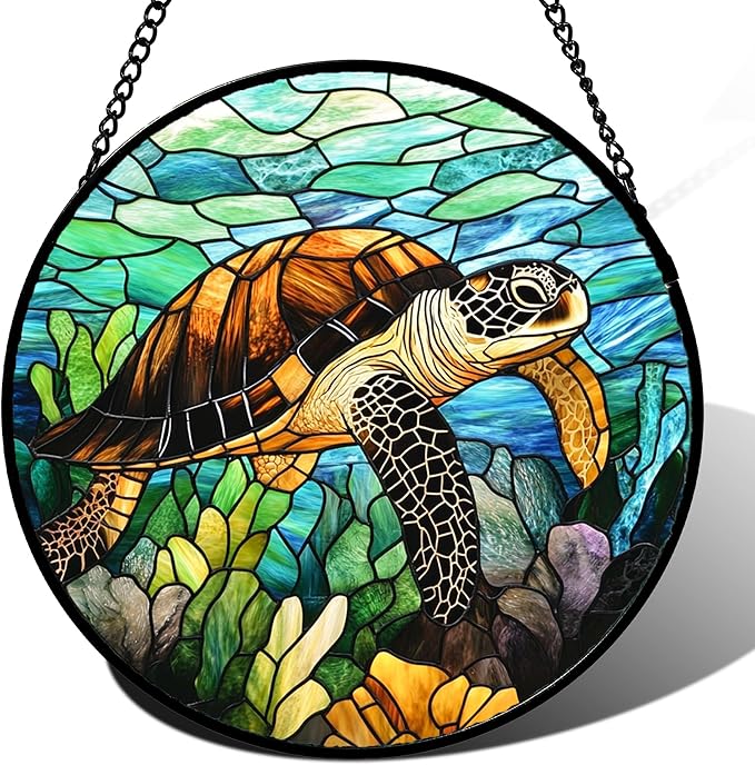 Stained Glass Window Hanging by HWRHTR
