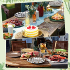 Funnymoom 60 Pcs 7 Inch Jungle Safari Paper Plates Forest Animal Plates - Image 5