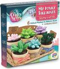 Glittery Garden Felt Succulent Craft Kit. Sewing Project to Make 6 Plushies | by GlitteryGarden