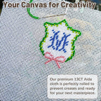 13 Mesh Needlepoint Canvas20x17.3，Blank Needlepoint Canvas 100% Cotton | - Image 6