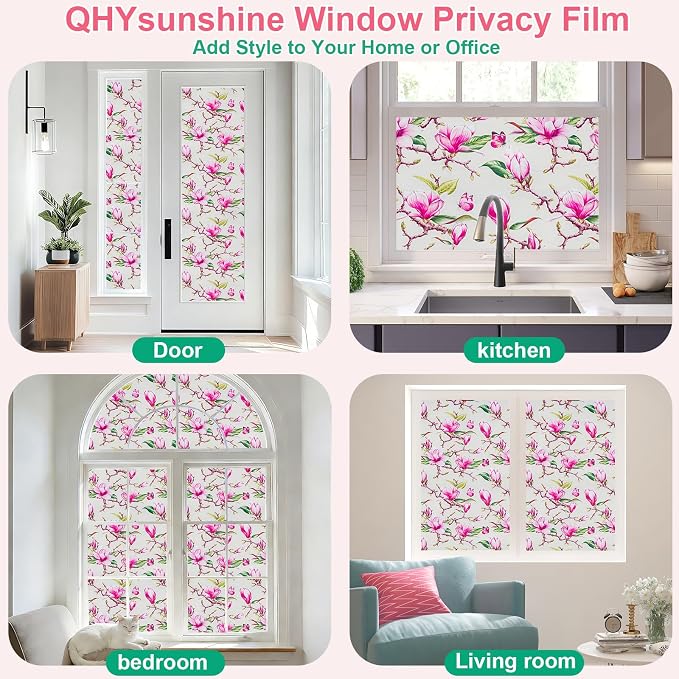 Window Privacy Film Stain Glass Window Film Rainbow Window Film Window clings - Image 6