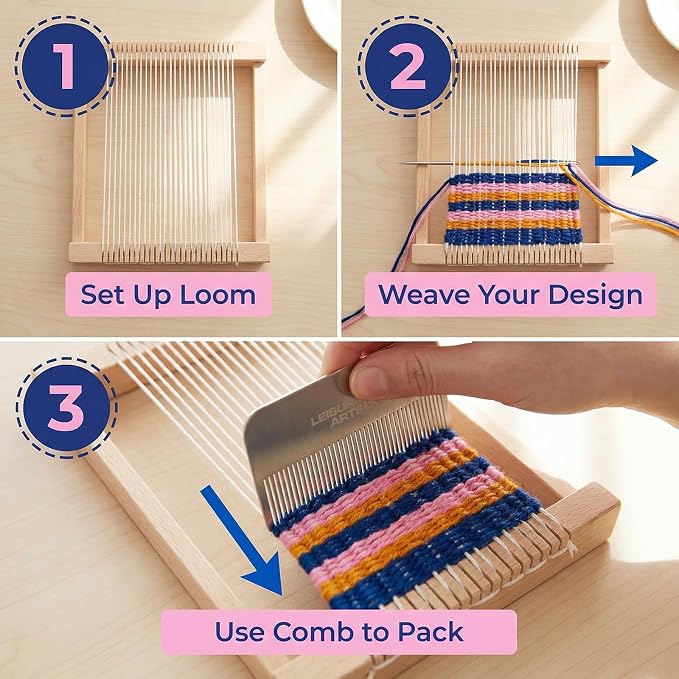 Leisure Arts Loom Bracelet Weaving, Bracelet Maker, Weaving Loom, Bead Loom - Image 6