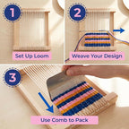 Leisure Arts Loom Bracelet Weaving, Bracelet Maker, Weaving Loom, Bead Loom - Image 6