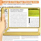 AKKYCVS 5X Full Page Magnifying Glass - Image 2