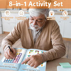 Elfew 4 Pack Activity Book for Adults, 150+ Brain Games, Puzzles Books for - Image 3