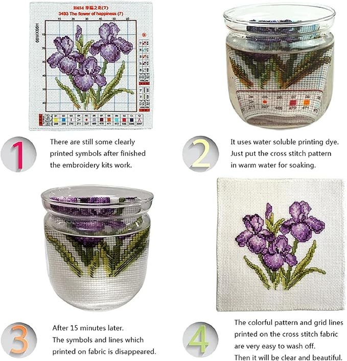 Magxvouy Cross Stitch Kits Stamped Full Range of Embroidery Kits, Cross Stitch - Image 7