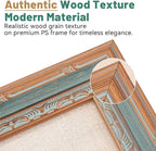 2 Pack 8x10 Vintage Antique Picture Frames, Retro Design - Image 3