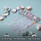 Mr. Pen- Washi Tape Set, 20 Rolls, 4.37 Yards/Roll | Washi Tape - Image 5