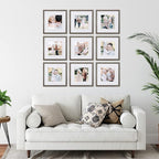 Sheffield Home 9 Piece Gallery Wall Frame Set, 12x12 Inch - Image 2