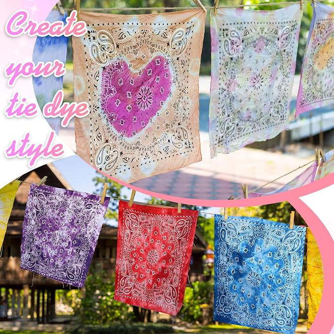 Bonuci 20/50/80/120 Pieces White Bandana Bulk - Image 4