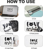 guangyintong Heat Transfer Vinyl Carbon Black HTV Rolls, HTV Vinyl - Image 4