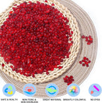 Keedolla 3 Lb Red Sea Glass Pebbles Stones Aquarium Gravel Fish Tank Rocks - Image 2