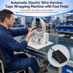 Electric Wire Tape Wrapping Machine, Portable Automatic Harness Tape Winder - Image 3