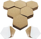 Self-Adhesive Mini Cork Tiles Mat by Allazone