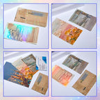 Nezyo 60 Sheet Holographic Laminate Sheet Clear Glitter A4 Size Vinyl Sticker - Image 4