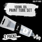 U.S. Art Supply Titanium White Oil Paint - Image 2