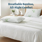 OMEO 2 Pack Queen Size Rayon Derived from Bamboo Pillow - Image 6