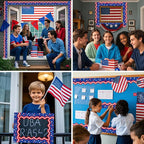 69Feet Patriotic Bulletin Board Border 4th of July Red Blue White Stars - Image 5