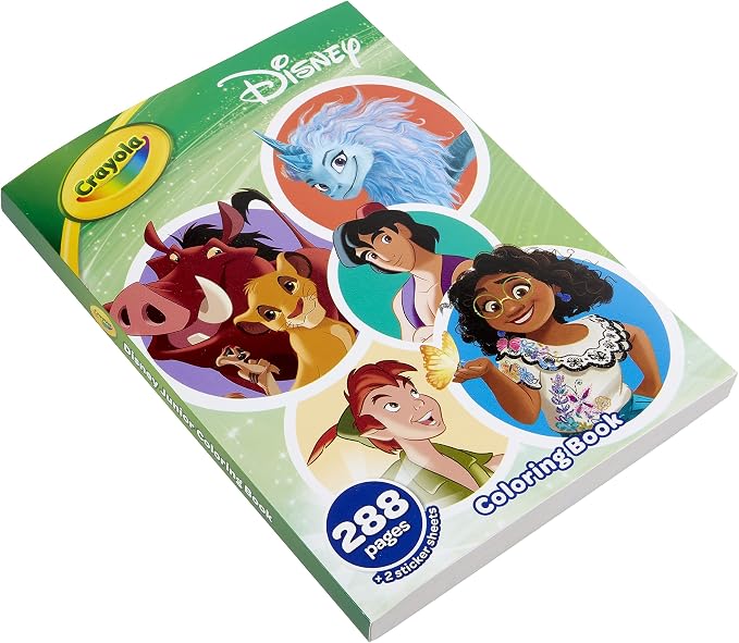 Crayola Coloring Book, Big Book of Disney Animation, 288 Coloring Pages - Image 3