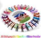 Renfio 28 Colors Holographic Glitter Set, 14.81oz 420g Ultra Fine Glitter - Image 2