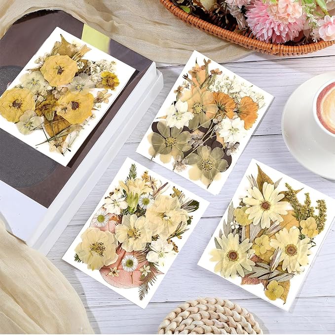 Nuanchu Dried Pressed Flowers for Soap Making Boho Dried Flower Resin Crafts - Image 2