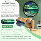 Mtadmai 24" Moving Sand Art, 3D Sand Art Pictures Deep Sea Sandscape Living - Image 5