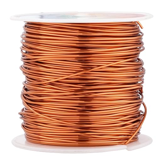 82 Feet Tarnish Resistant Copper Wires 20 Gauge/0.8mm Jewelry Craft Wires by CREATZONE