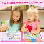 JoyCat Paint with Water Coloring Books & Shimmer Art | Princess Art & Craft - Image 2