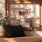 Yinkin 2 Pcs Natural Driftwood Jewelry Hanger Wall Driftwood - Image 6