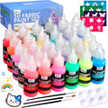30 Colors 3D Fabric Paint Set, Permanent Textile Paint by LETSRESIN
