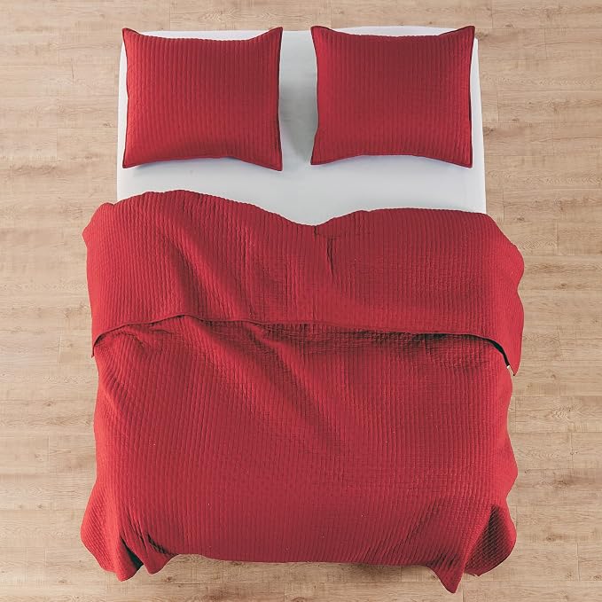 Levtex Home Cross Stitch Reversible Full/Queen Quilt Set - Image 8
