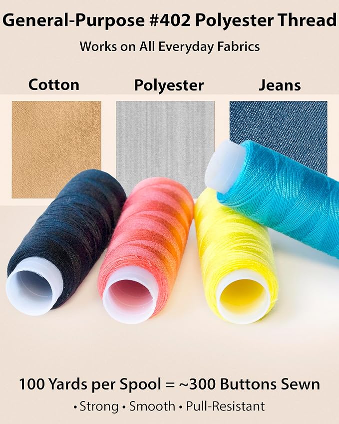 Easy to Use Light Grey Sewing Kit - Image 7
