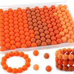 150Pcs Silicone Beads 15mm Mix Color, Bulk Silicone Beads 15mm by Kovict