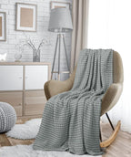 Utopia Bedding 100% Cotton Waffle Weave Blanket Queen Size - Image 8