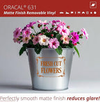 ORACAL 631 Matte Nut Brown Vinyl Durable Roll Easy to Weed Permanent Adhesive - Image 3