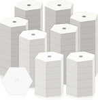 Neworkg 1000 PCS Hexagon Piecing Paper Templates, 0.75" White Paper templates by Neworkg