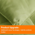 TAIMIT Sage Green Full Size Comforter Set - Image 5